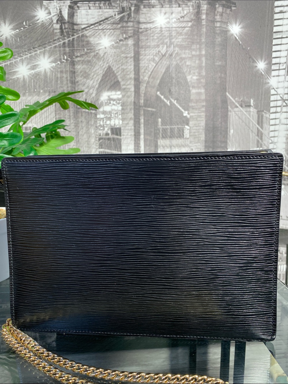 Authentic Louis Vuitton Black Epi Leather Double Sided Bag - Picture 7 of 17
